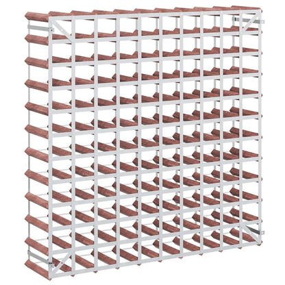 vidaXL Wine Rack for 120 Bottles Brown Solid Wood Pine