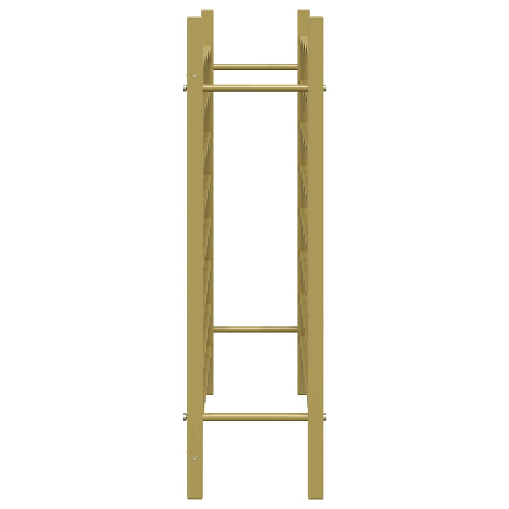 vidaXL Wine Rack for 48 Bottles Gold Metal