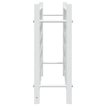 vidaXL Wine Rack for 36 Bottles White Metal