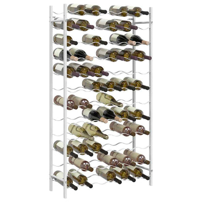 vidaXL Wine Rack for 72 Bottles White Metal