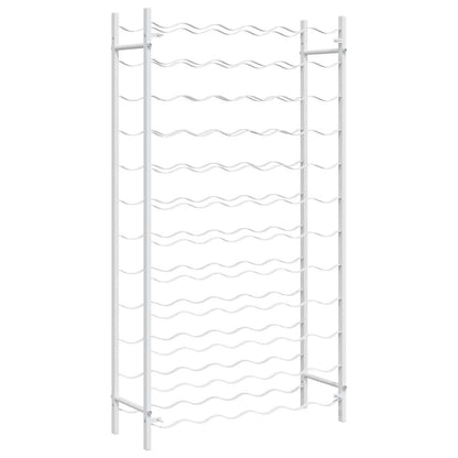 340912 vidaXL Wine Rack for 72 Bottles White Metal