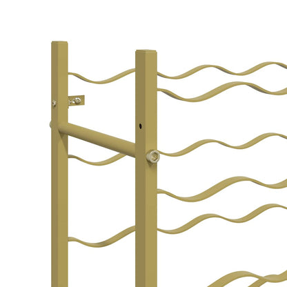 vidaXL Wine Rack for 72 Bottles Gold Metal