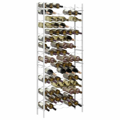340914 vidaXL Wine Rack for 96 Bottles White Metal