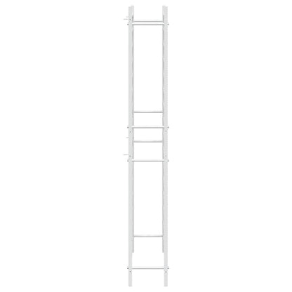 340914 vidaXL Wine Rack for 96 Bottles White Metal