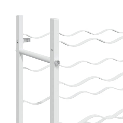 340914 vidaXL Wine Rack for 96 Bottles White Metal