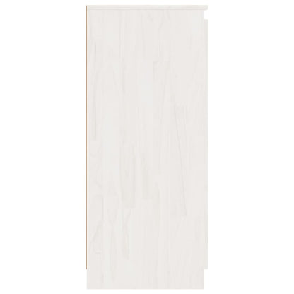 vidaXL Side Cabinets 3 pcs White Solid Pinewood