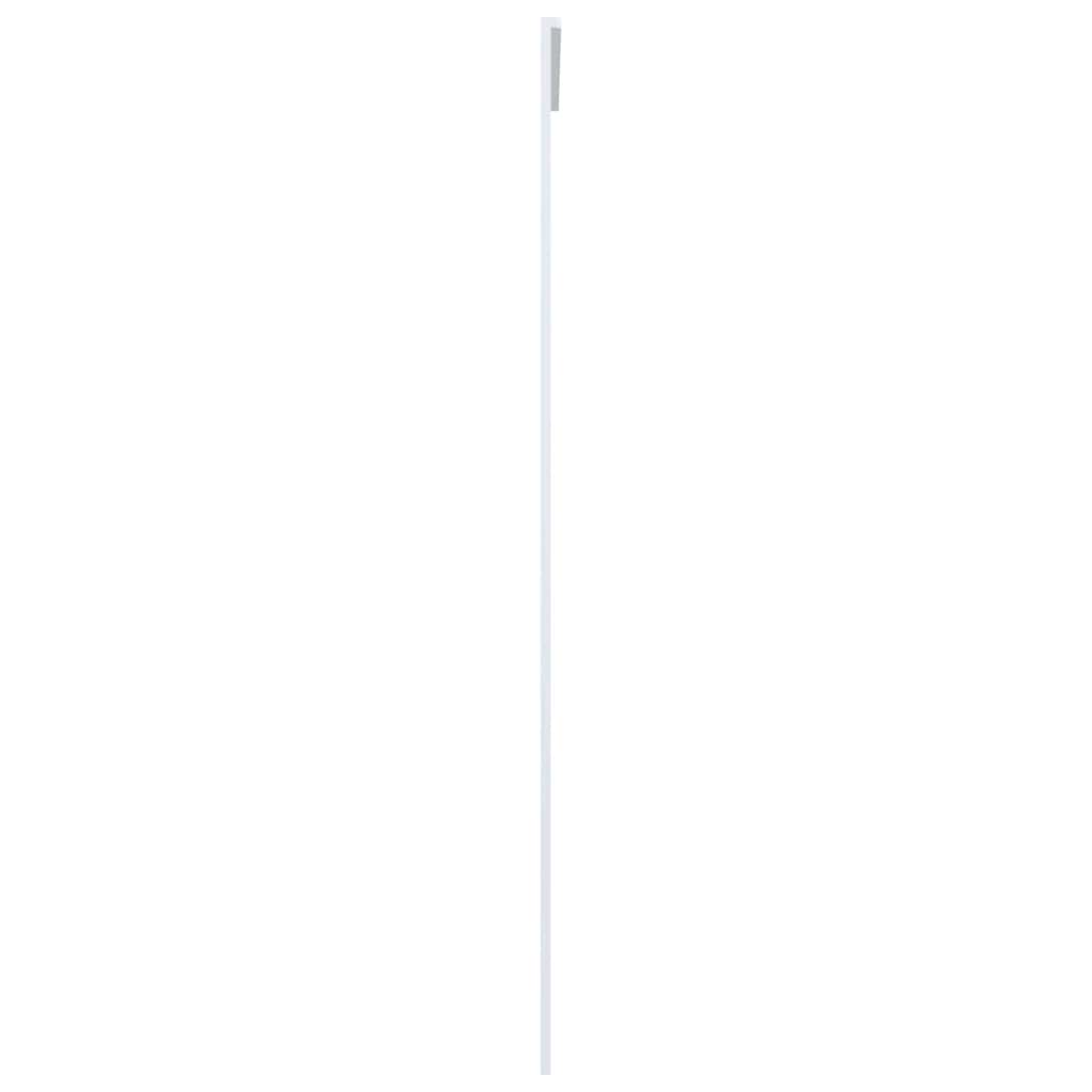 vidaXL Sliding Door ESG Glass and Aluminium 90x205 cm White