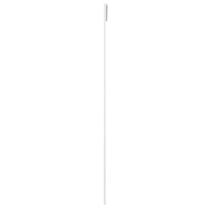 151669 vidaXL Sliding Door Frosted ESG Glass and Aluminium 76x205 cm White