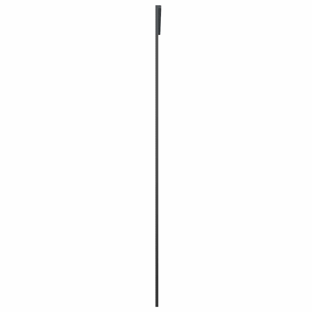 vidaXL Sliding Door Black 102.5x205 cm ESG Glass and Aluminium