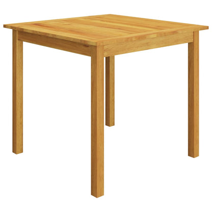 vidaXL Garden Dining Set | Black | Solid Acacia wood | Removable Covers