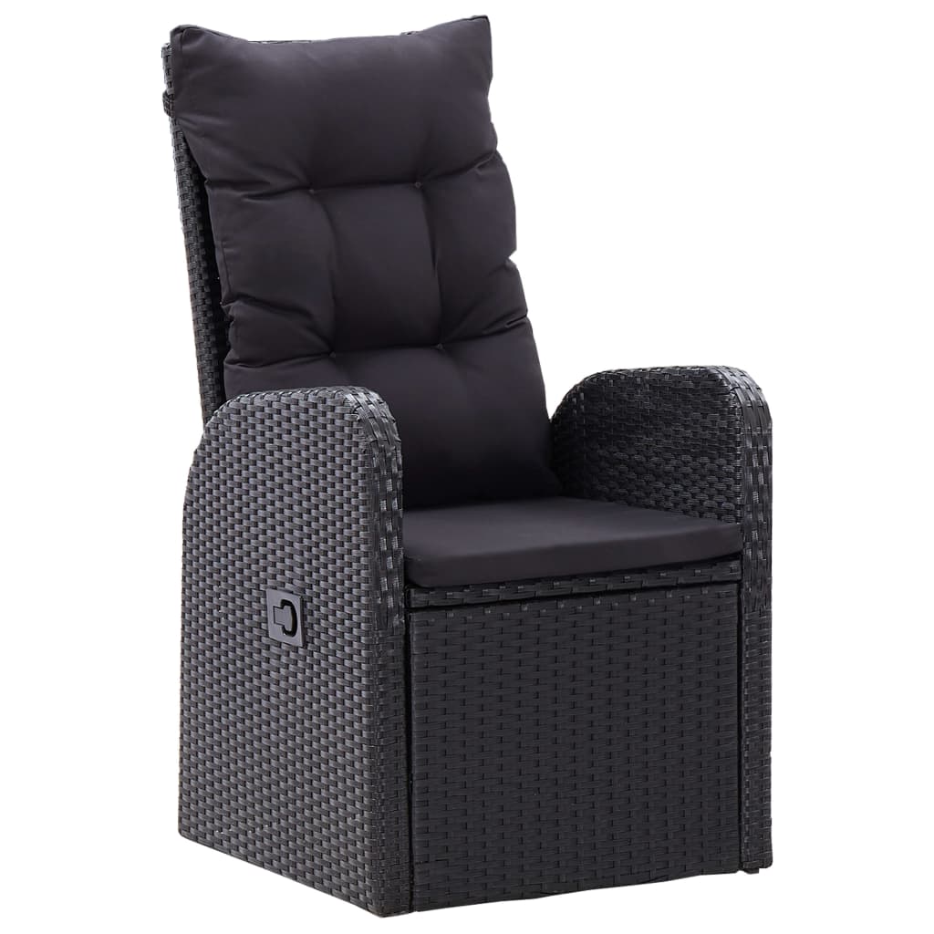 vidaXL Garden Dining Set | Black