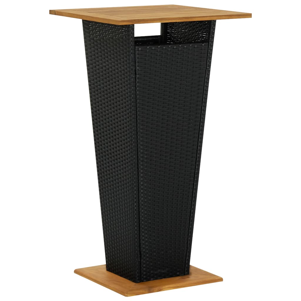 vidaXL Garden Bar Set | Black, Cream white