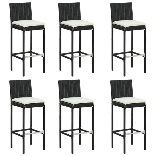 vidaXL Garden Bar Set | Black, Cream