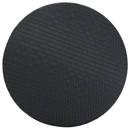 vidaXL 5 Piece Garden Bar Set with Cushions Poly Rattan Black