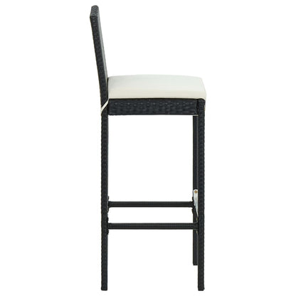 vidaXL Garden Bar Set | Black, Cream