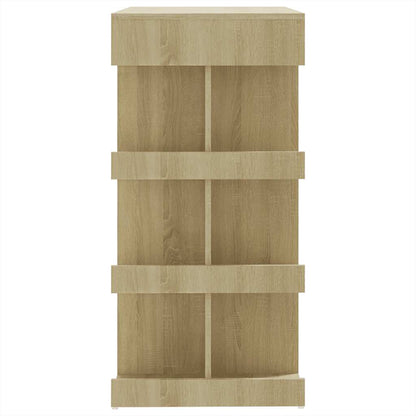 vidaXL Bar Table with Storage Rack Sonoma Oak 100x50x101.5 cm Engineered Wood