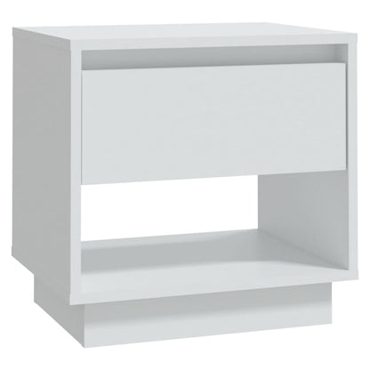 vidaXL Bedside Cabinet | White | Engineered Wood | 45 cm x 34 cm x 44 cm