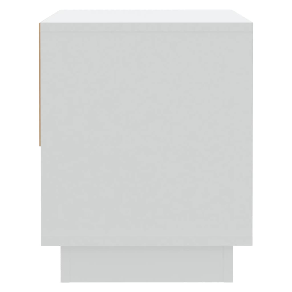 vidaXL Bedside Cabinet | White | Engineered Wood | 45 cm x 34 cm x 44 cm