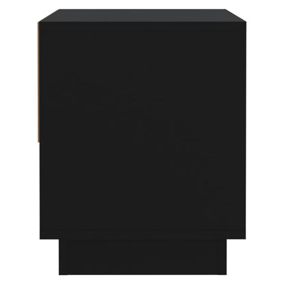 vidaXL Bedside Cabinet | Black | Engineered wood