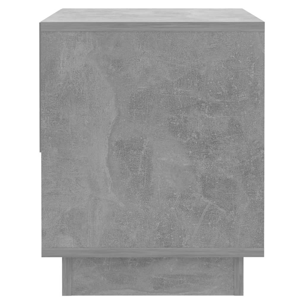 vidaXL Bedside Cabinets 2 pcs Concrete Grey 45x34x44cm Engineered Wood