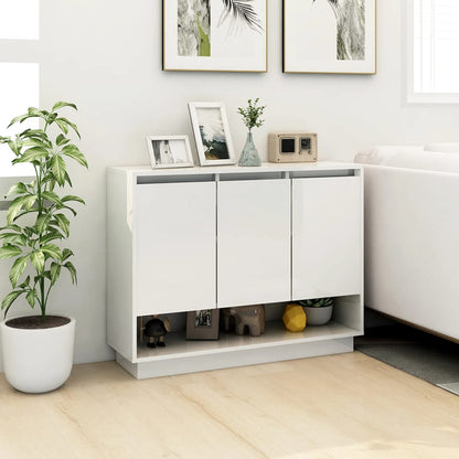 809530 vidaXL Sideboard White 97x31x75 cm Engineered Wood