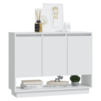809530 vidaXL Sideboard White 97x31x75 cm Engineered Wood