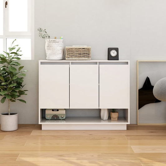 809530 vidaXL Sideboard White 97x31x75 cm Engineered Wood