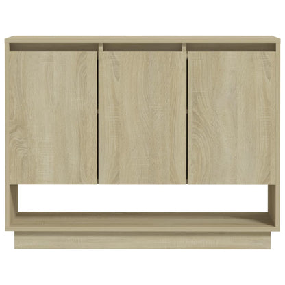 vidaXL Sideboard Sonoma Oak 97x31x75 cm Engineered Wood