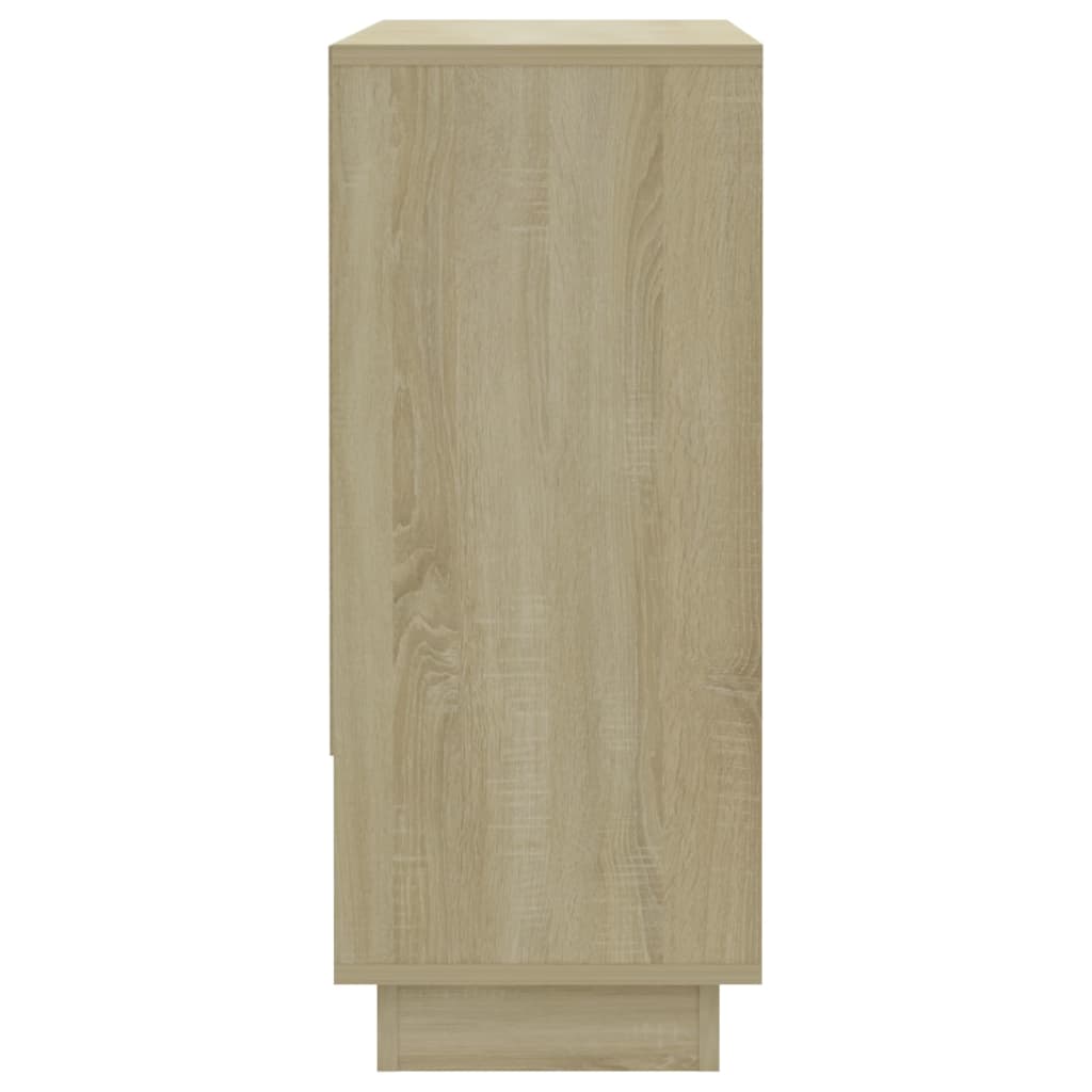 809533 vidaXL Sideboard Sonoma Oak 97x31x75 cm Engineered Wood