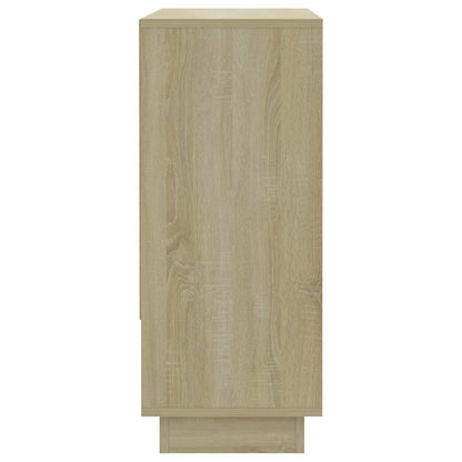 809533 vidaXL Sideboard Sonoma Oak 97x31x75 cm Engineered Wood