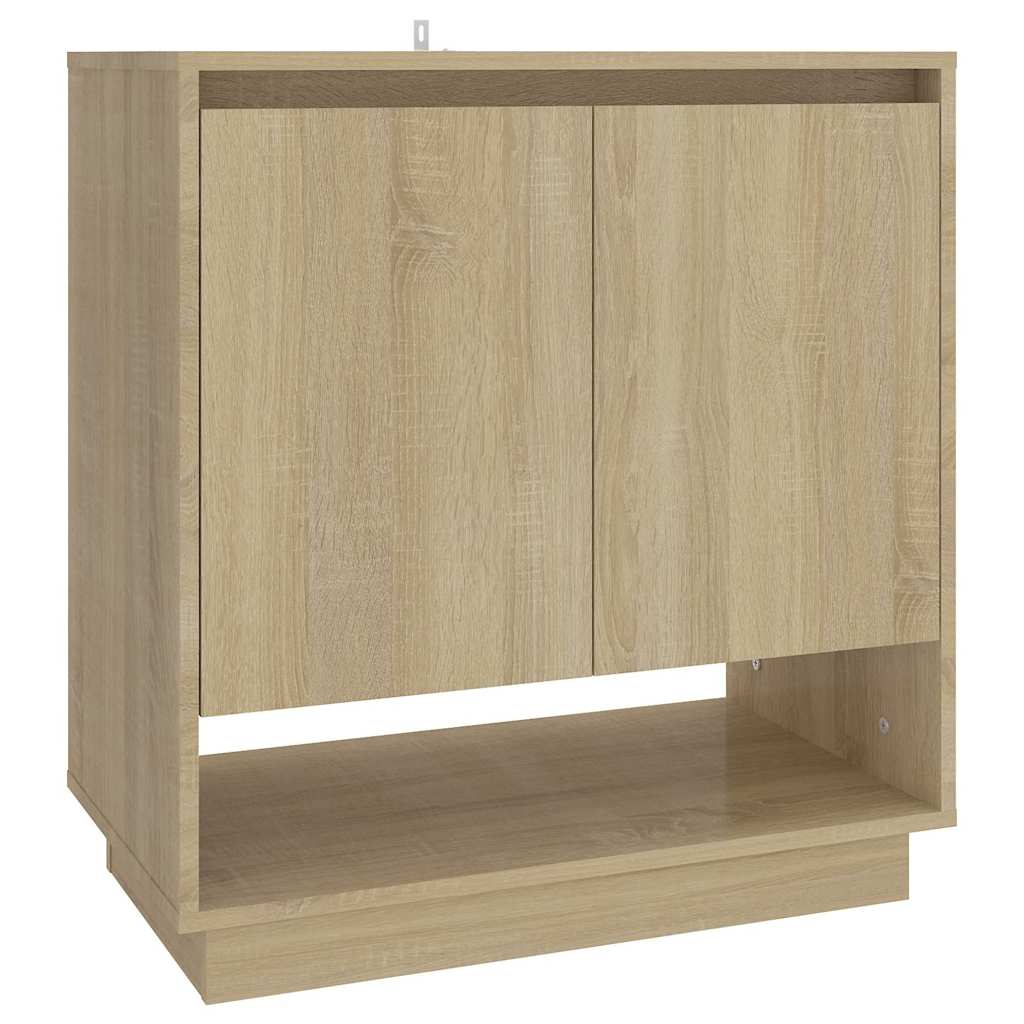 809542 vidaXL Sideboard Sonoma Oak 70x41x75 cm Engineered Wood