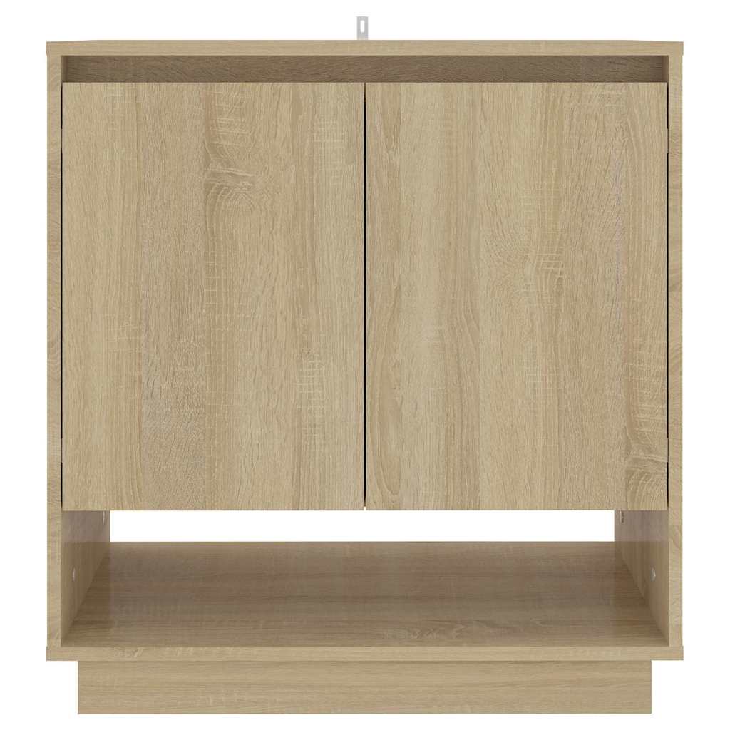 809542 vidaXL Sideboard Sonoma Oak 70x41x75 cm Engineered Wood