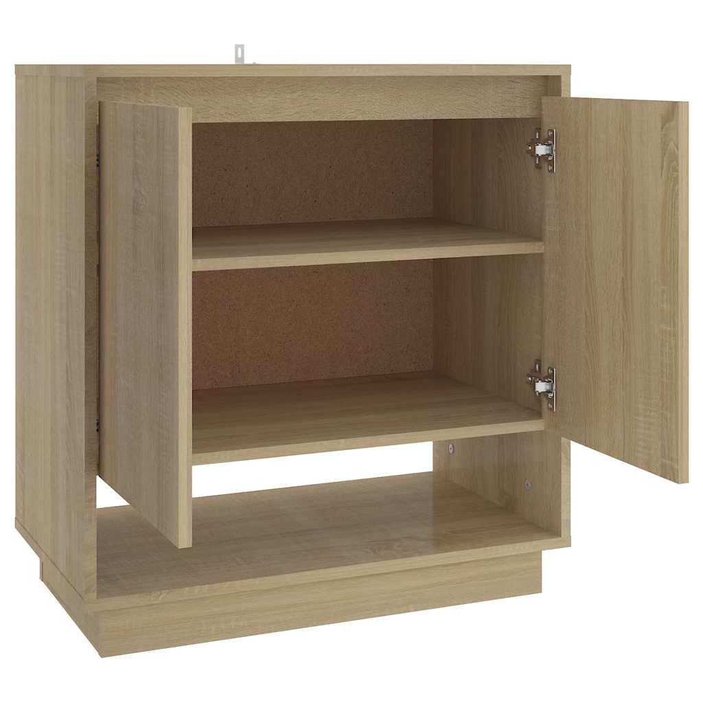 809542 vidaXL Sideboard Sonoma Oak 70x41x75 cm Engineered Wood