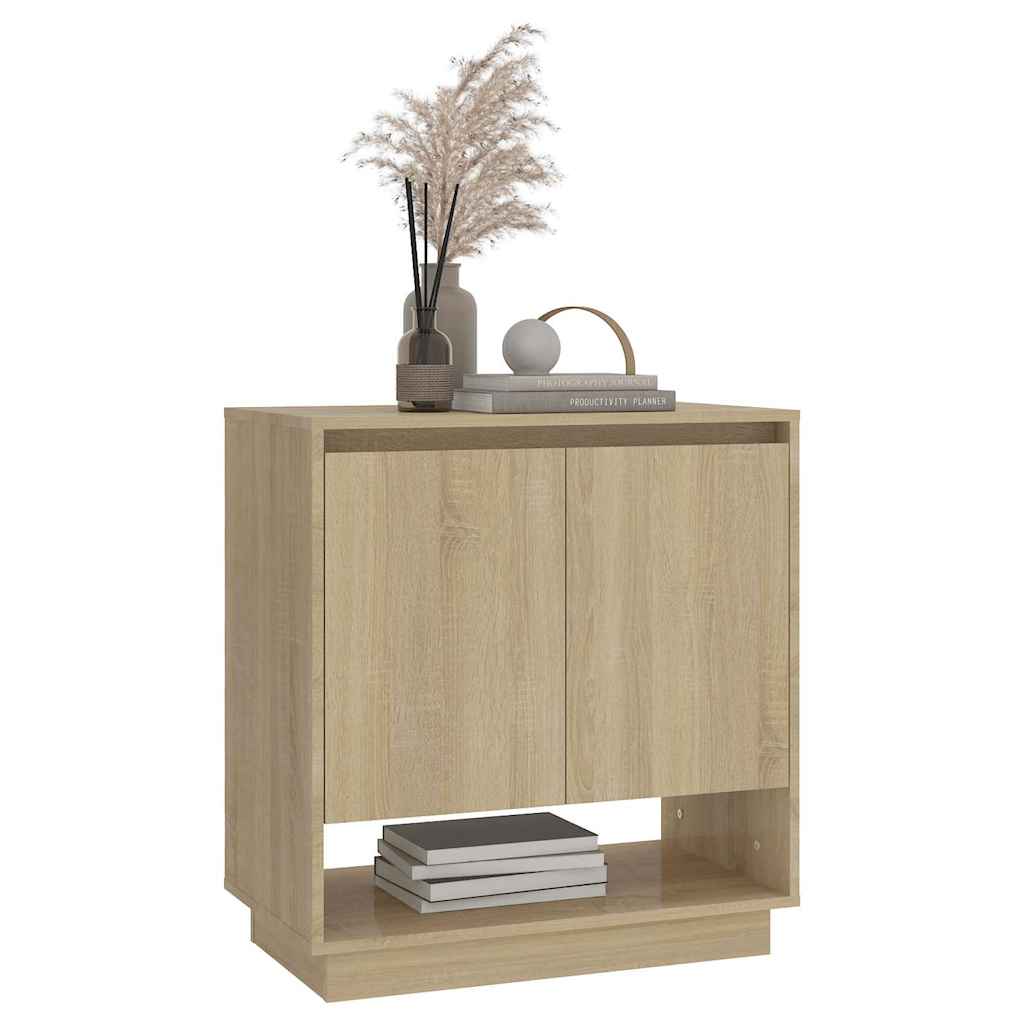 809542 vidaXL Sideboard Sonoma Oak 70x41x75 cm Engineered Wood