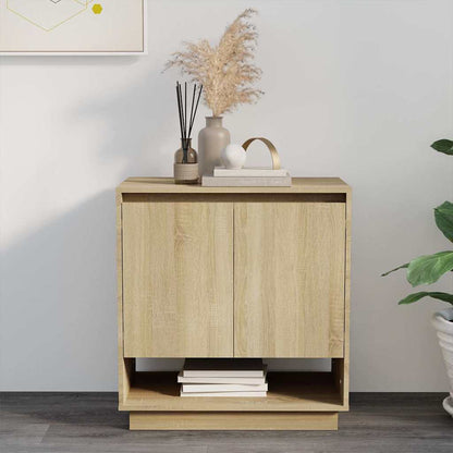 809542 vidaXL Sideboard Sonoma Oak 70x41x75 cm Engineered Wood