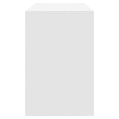 vidaXL Desk White 101x50x76.5 cm Engineered Wood