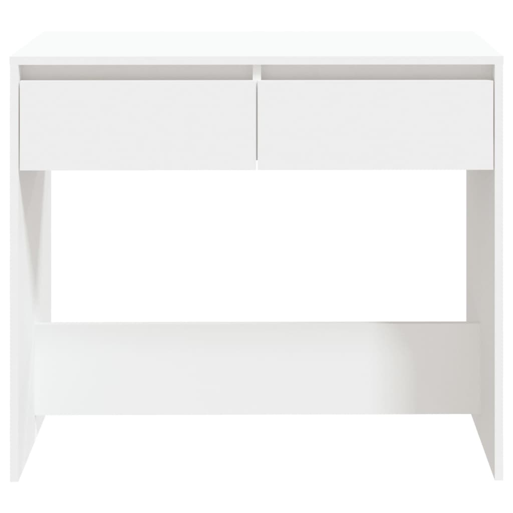 809566 vidaXL Console Table White 89x41x76,5 cm Engineered Wood