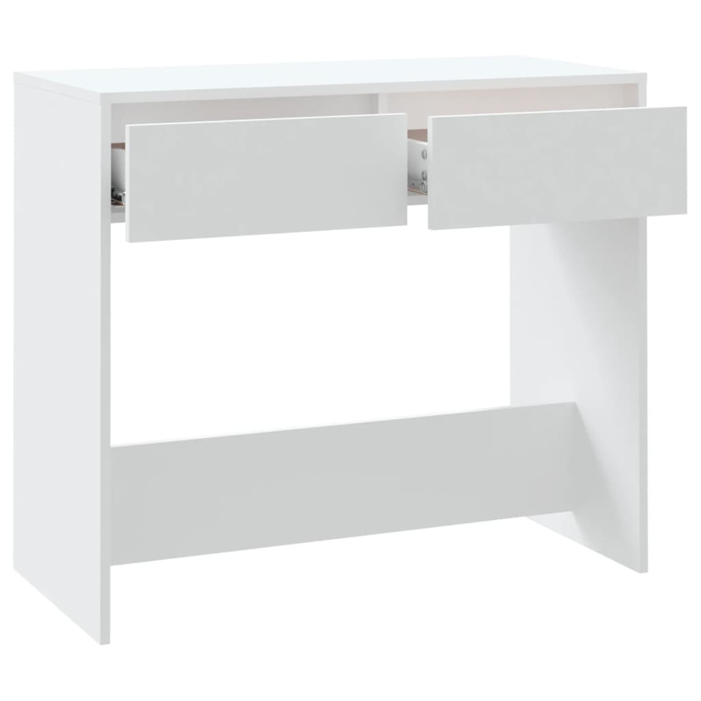 809566 vidaXL Console Table White 89x41x76,5 cm Engineered Wood