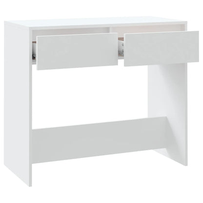 809566 vidaXL Console Table White 89x41x76,5 cm Engineered Wood