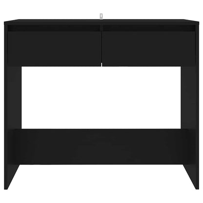 vidaXL Console Table Black 89x41x76.5 cm Steel