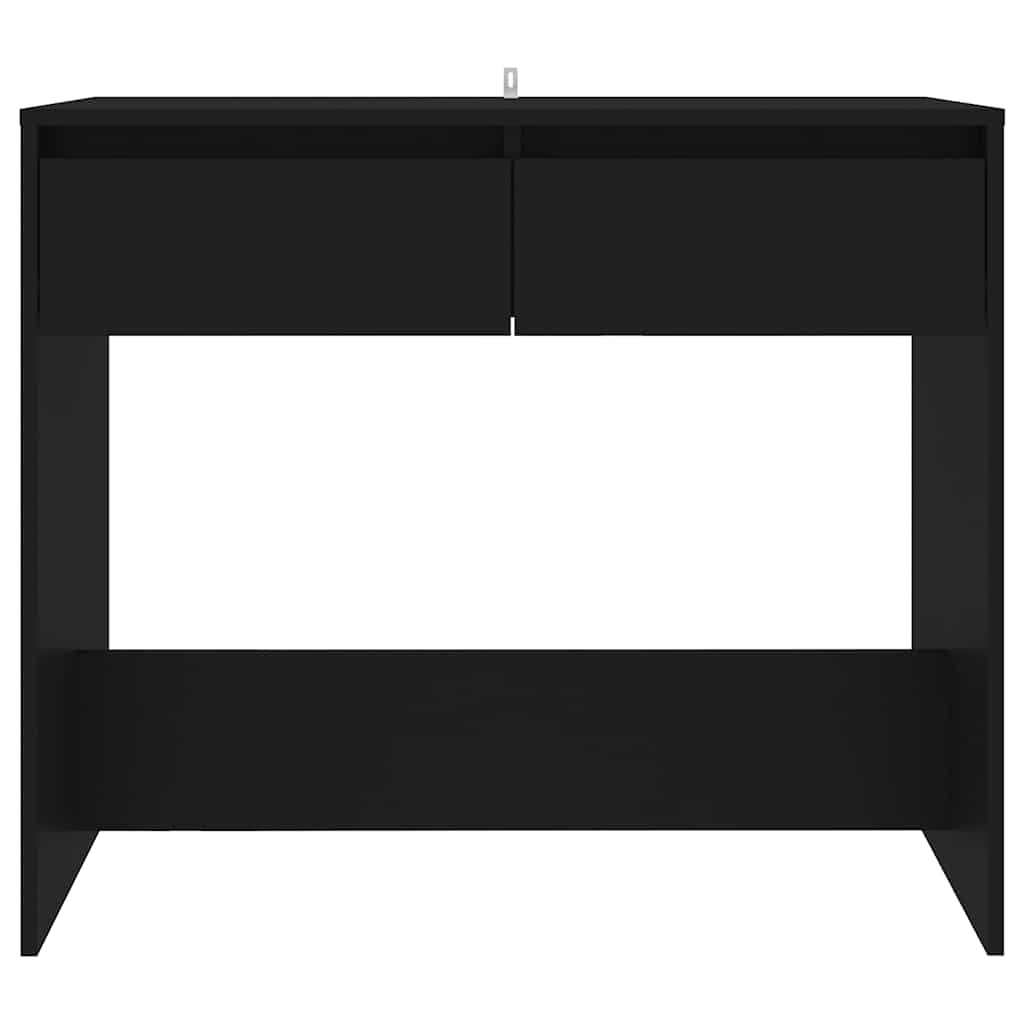 vidaXL Console Table Black 89x41x76.5 cm Steel