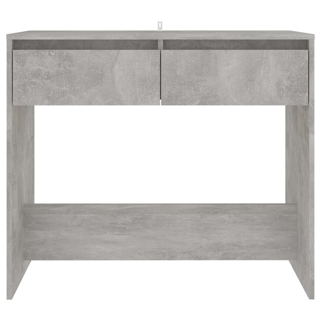 vidaXL Console Table Concrete Grey 89x41x76.5 cm Steel