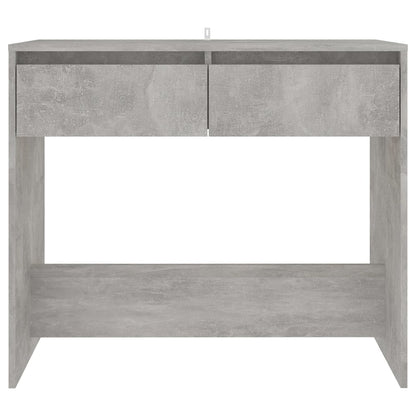 vidaXL Console Table Concrete Grey 89x41x76.5 cm Steel