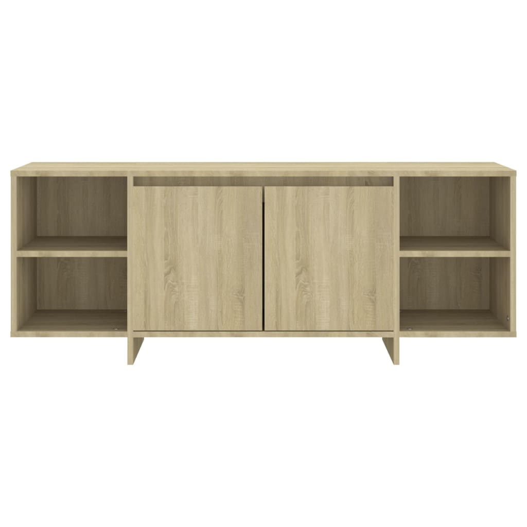 vidaXL TV Cabinet Sonoma Oak 130x35x50 cm Engineered Wood