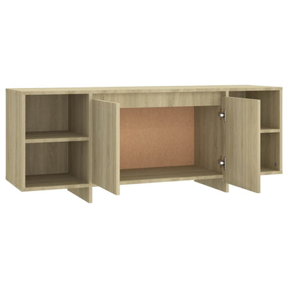 vidaXL TV Cabinet Sonoma Oak 130x35x50 cm Engineered Wood