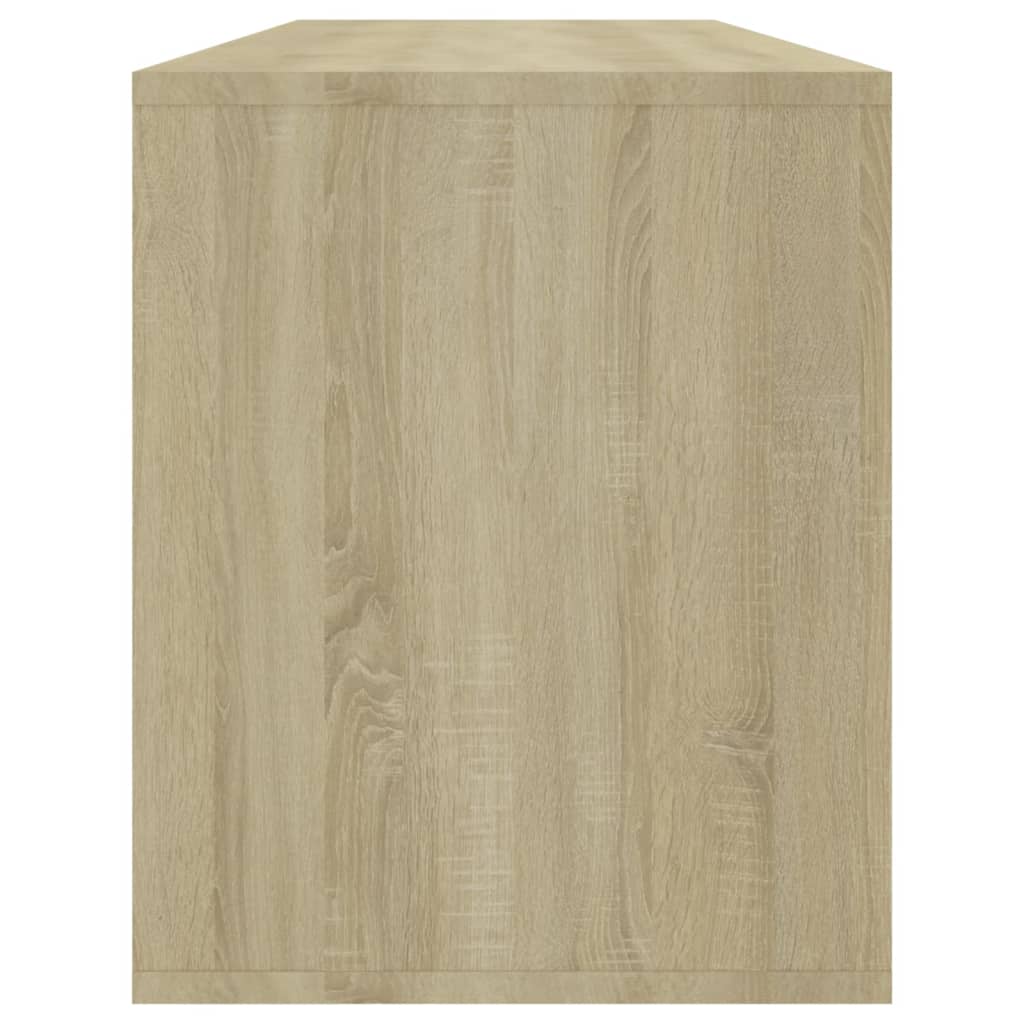 vidaXL TV Cabinet Sonoma Oak 130x35x50 cm Engineered Wood