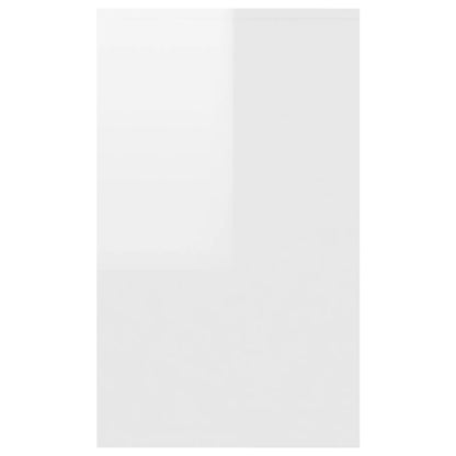 vidaXL Sideboard with 3 Drawers High Gloss White 120x41x75 cm Engineered Wood