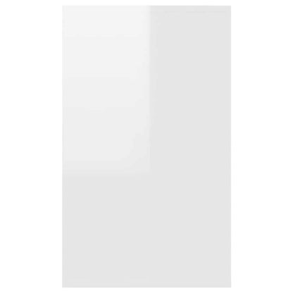 vidaXL Sideboard with 3 Drawers High Gloss White 120x41x75 cm