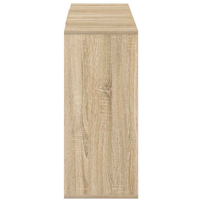 vidaXL Sideboard Sonoma Oak 120x30x75 cm Engineered Wood