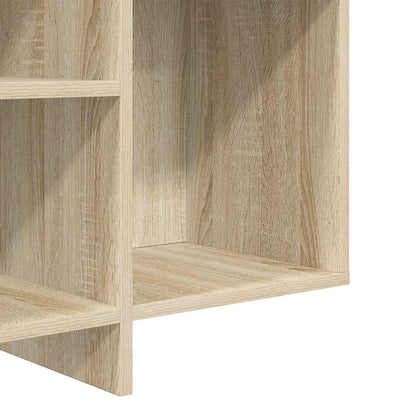 vidaXL Sideboard Sonoma Oak 120x30x75 cm Engineered Wood